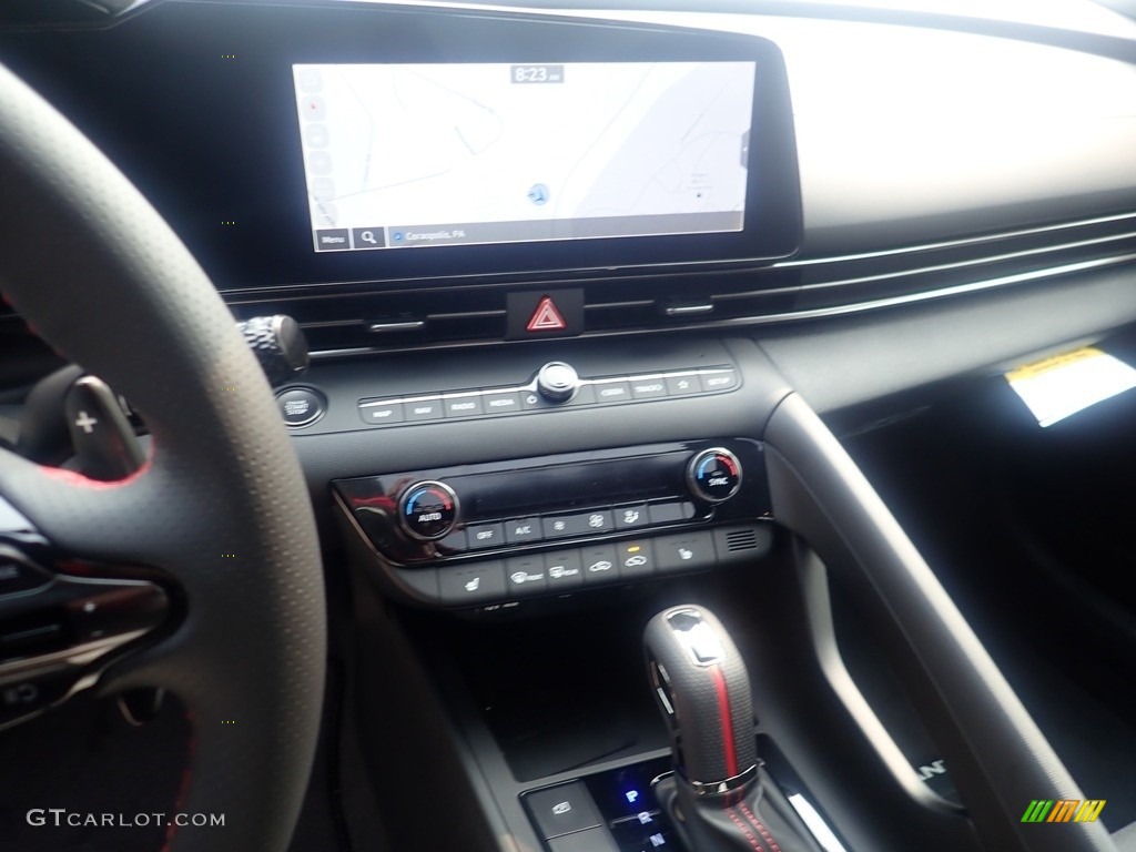 2023 Elantra N-Line - Lunar White / Black photo #17