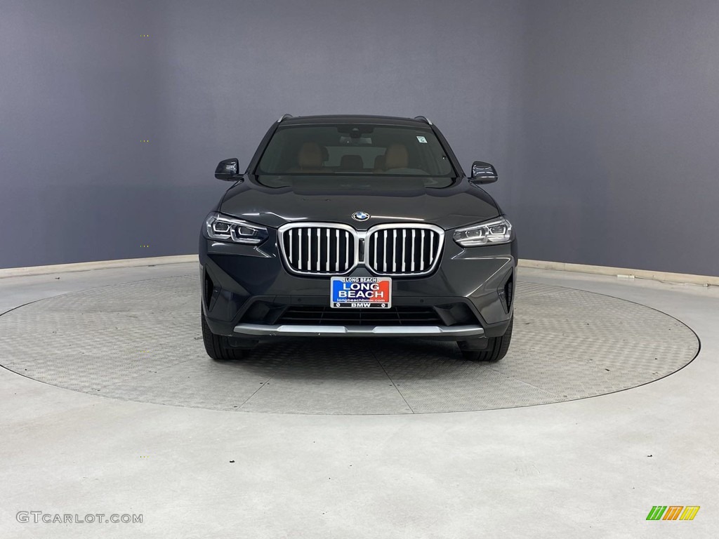 2022 X3 sDrive30i - Dark Graphite Metallic / Cognac photo #2