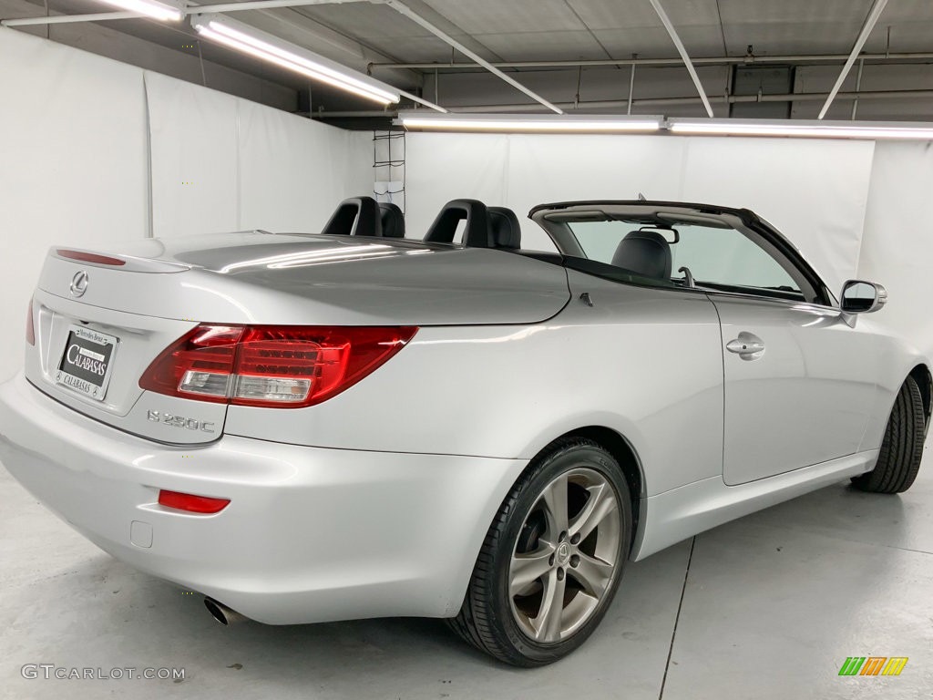 2013 IS 250 C Convertible - Tungsten Pearl / Black photo #7