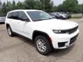 2023 Bright White Jeep Grand Cherokee L Laredo 4x4  photo #7