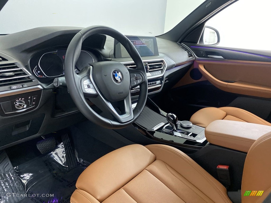 2022 X3 sDrive30i - Dark Graphite Metallic / Cognac photo #15