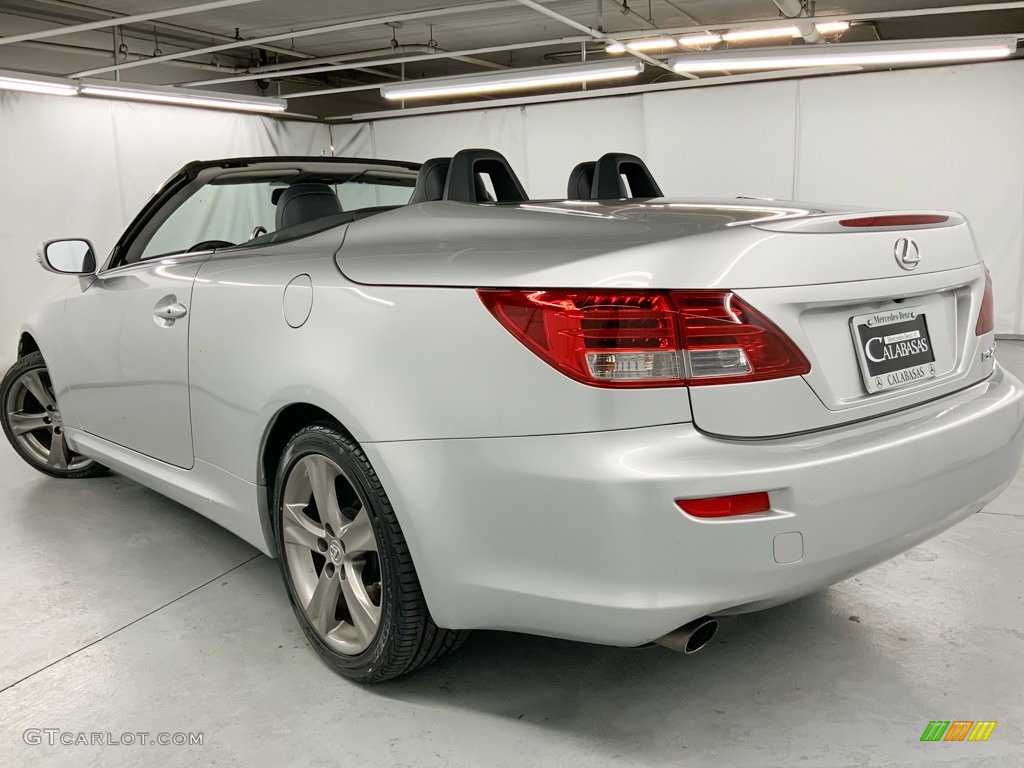 2013 IS 250 C Convertible - Tungsten Pearl / Black photo #15