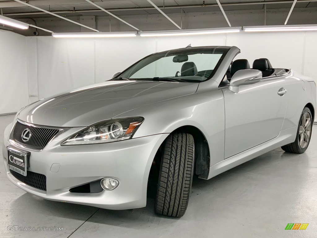 2013 IS 250 C Convertible - Tungsten Pearl / Black photo #16