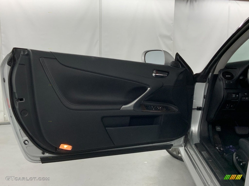 2013 Lexus IS 250 C Convertible Black Door Panel Photo #146265950