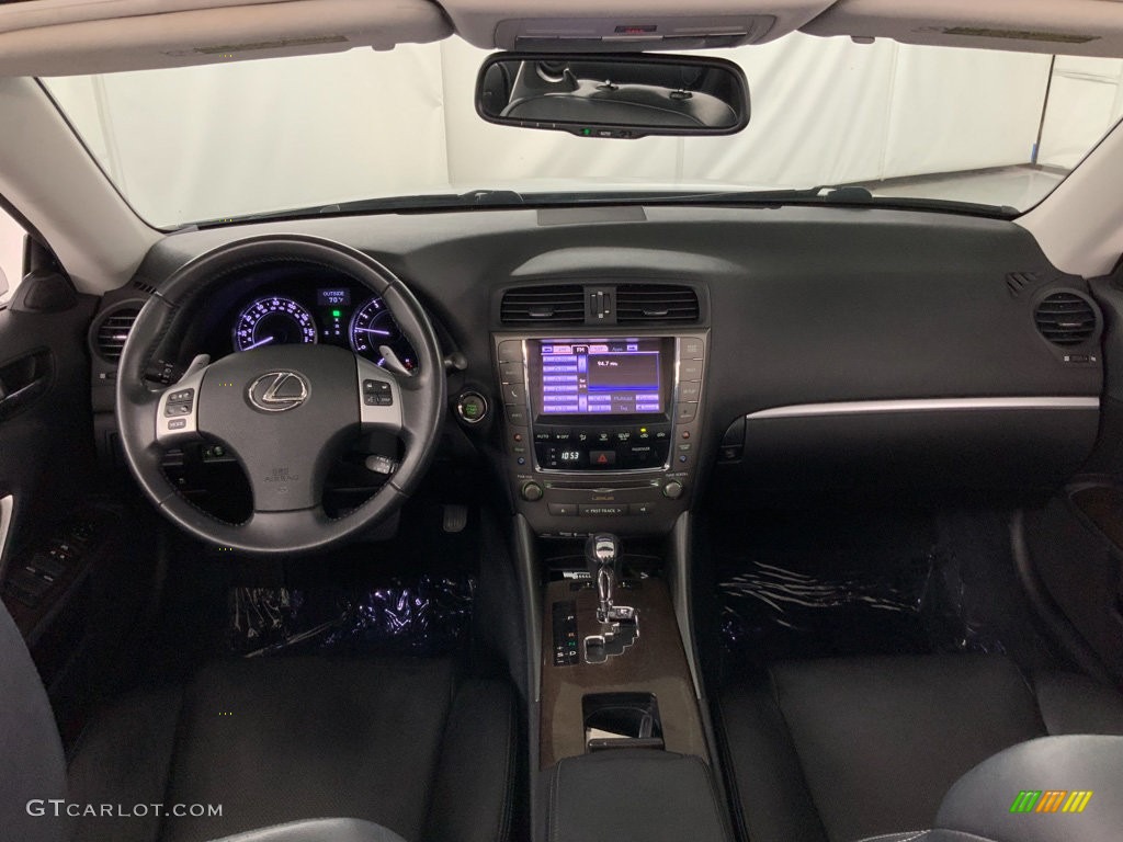 2013 Lexus IS 250 C Convertible Black Dashboard Photo #146266007
