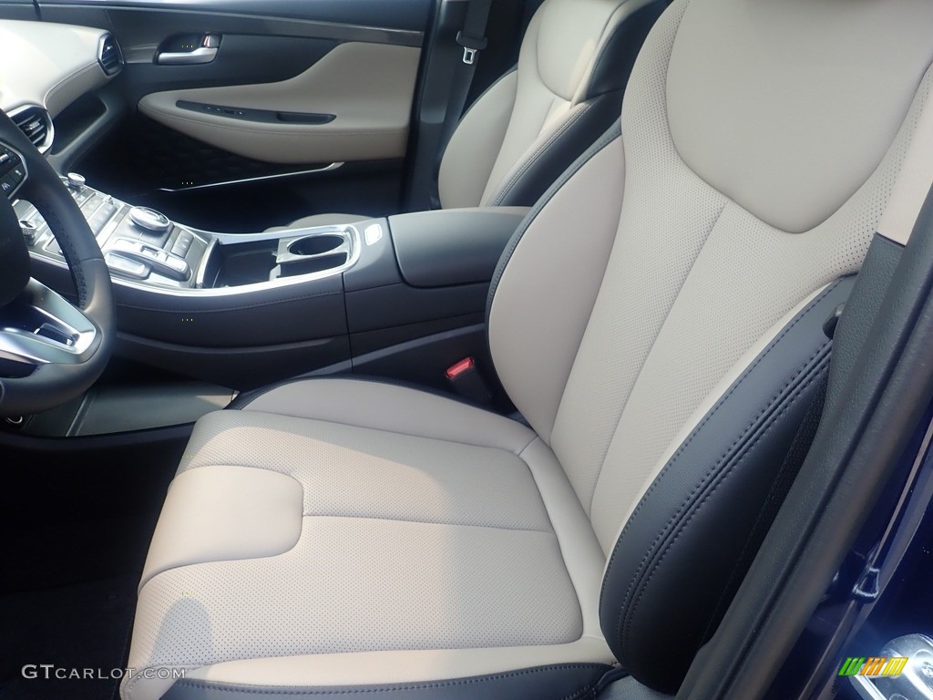 Beige/Black Interior 2023 Hyundai Santa Fe Hybrid SEL Premium AWD Photo #146266041