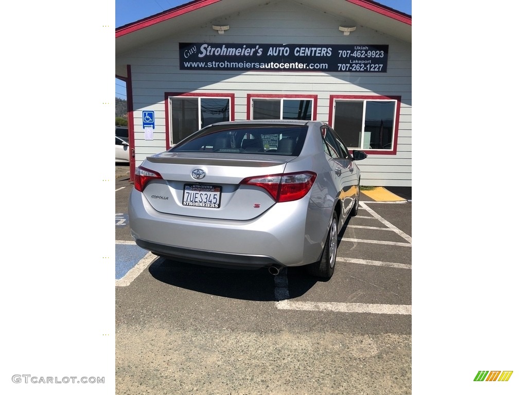 2014 Corolla S - Classic Silver Metallic / Black photo #4