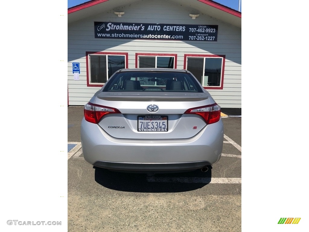 2014 Corolla S - Classic Silver Metallic / Black photo #5