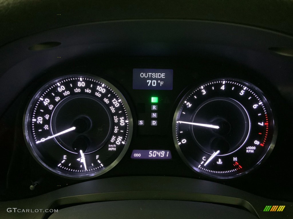 2013 Lexus IS 250 C Convertible Gauges Photo #146266135