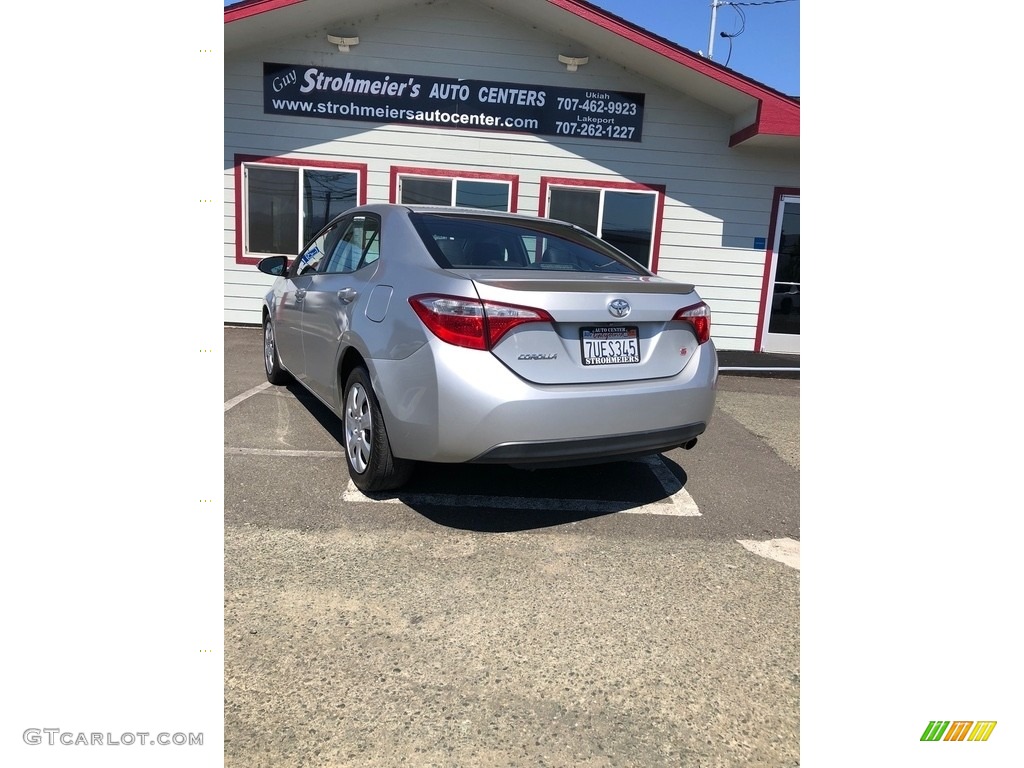 2014 Corolla S - Classic Silver Metallic / Black photo #6