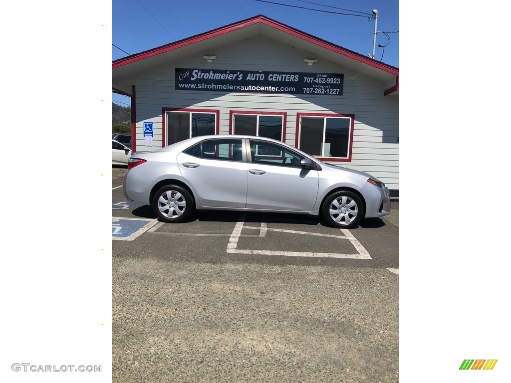 2014 Corolla S - Classic Silver Metallic / Black photo #7