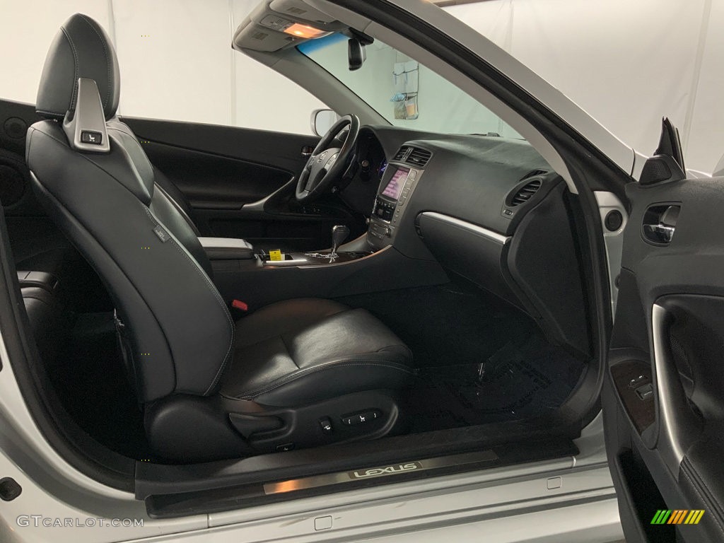 Black Interior 2013 Lexus IS 250 C Convertible Photo #146266191