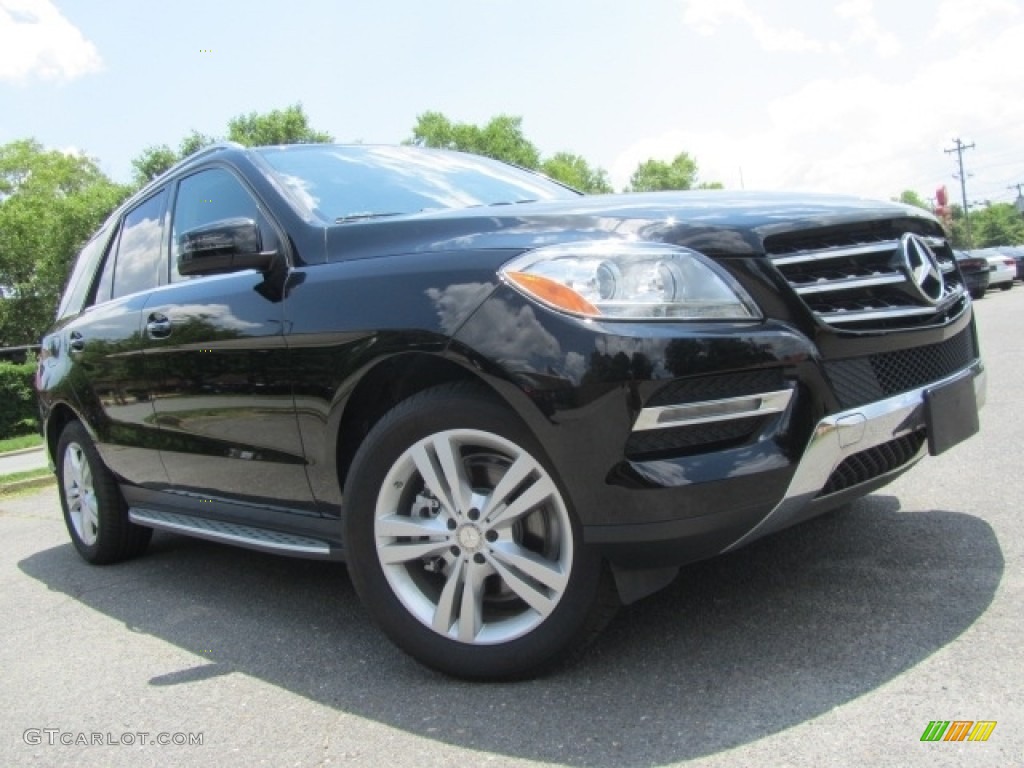 2015 ML 350 4Matic - Black / Almond Beige/Mocha photo #1