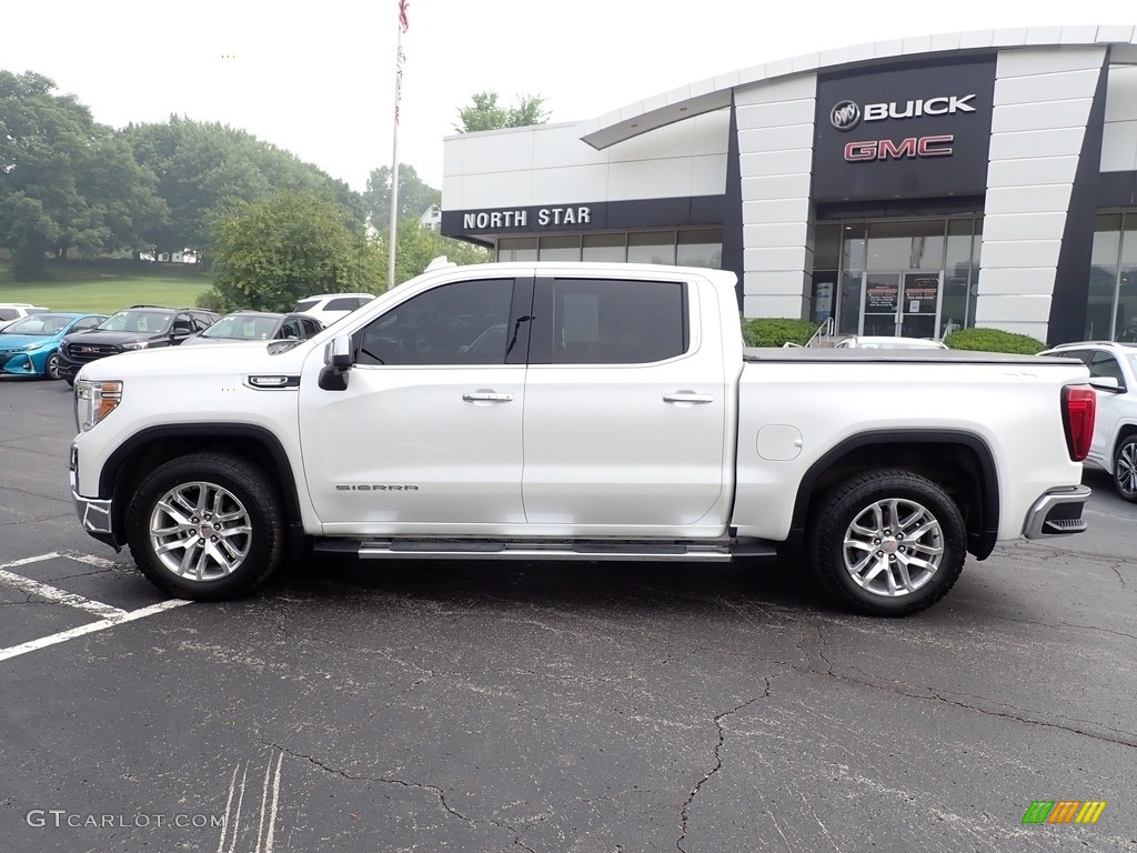 2021 Sierra 1500 SLT Crew Cab 4WD - White Frost Tricoat / Jet Black photo #2