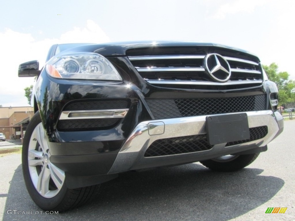 2015 ML 350 4Matic - Black / Almond Beige/Mocha photo #2