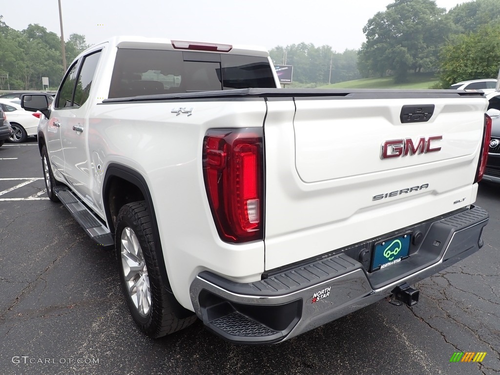 2021 Sierra 1500 SLT Crew Cab 4WD - White Frost Tricoat / Jet Black photo #4