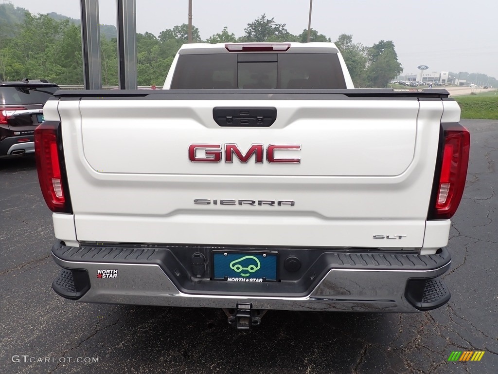 2021 Sierra 1500 SLT Crew Cab 4WD - White Frost Tricoat / Jet Black photo #5