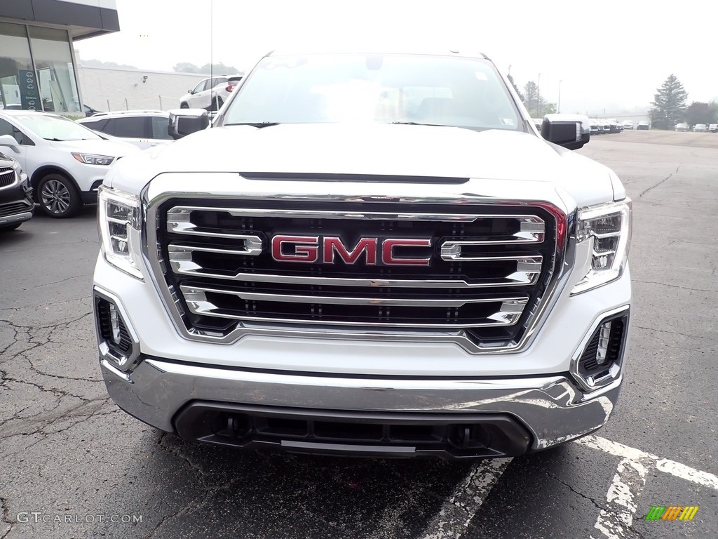 2021 Sierra 1500 SLT Crew Cab 4WD - White Frost Tricoat / Jet Black photo #11