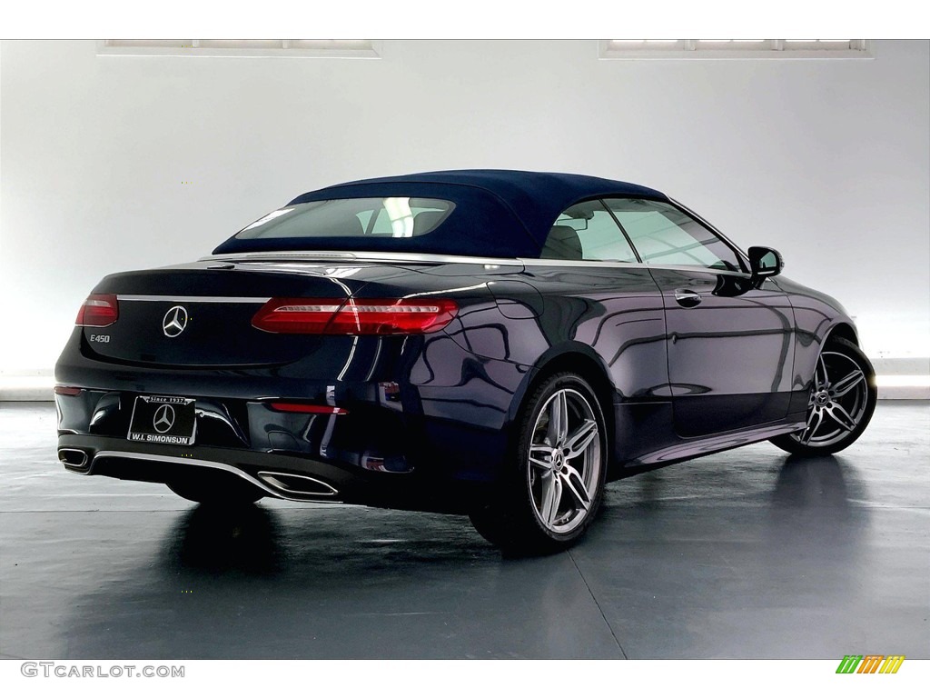 2019 E 450 Cabriolet - Lunar Blue Metallic / Black photo #13