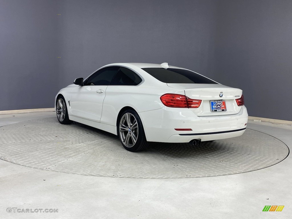 2016 4 Series 428i Coupe - Alpine White / Black photo #3