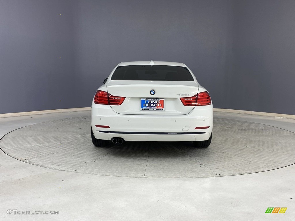 2016 4 Series 428i Coupe - Alpine White / Black photo #4