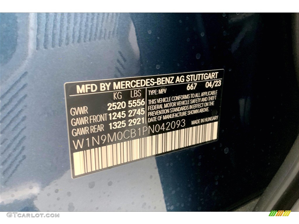 2023 EQB Color Code 667 for Denim Blue Metallic Photo #146267450