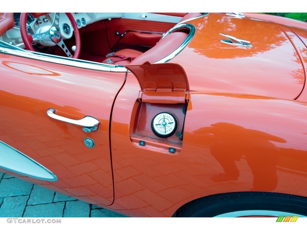 1957 Corvette  - Venetian Red / Red photo #22