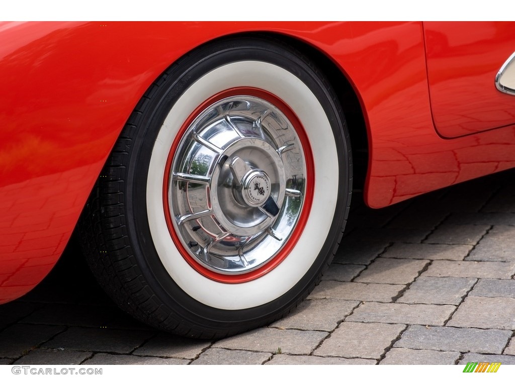 1957 Corvette  - Venetian Red / Red photo #25