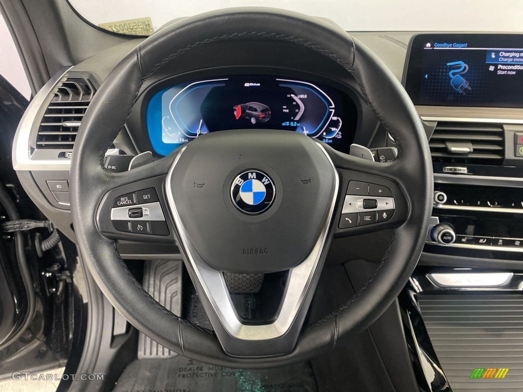 2021 X3 xDrive30e - Jet Black / Black photo #17