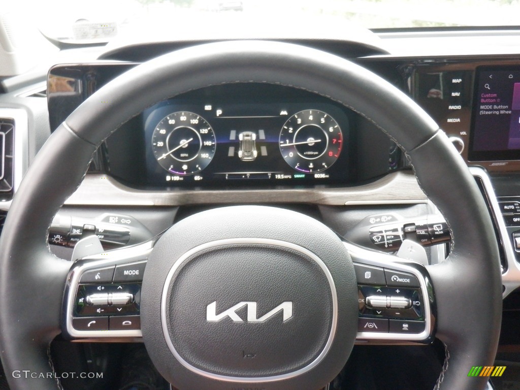 2022 Kia Sorento X-Line SX Prestige AWD Rust Steering Wheel Photo #146268321