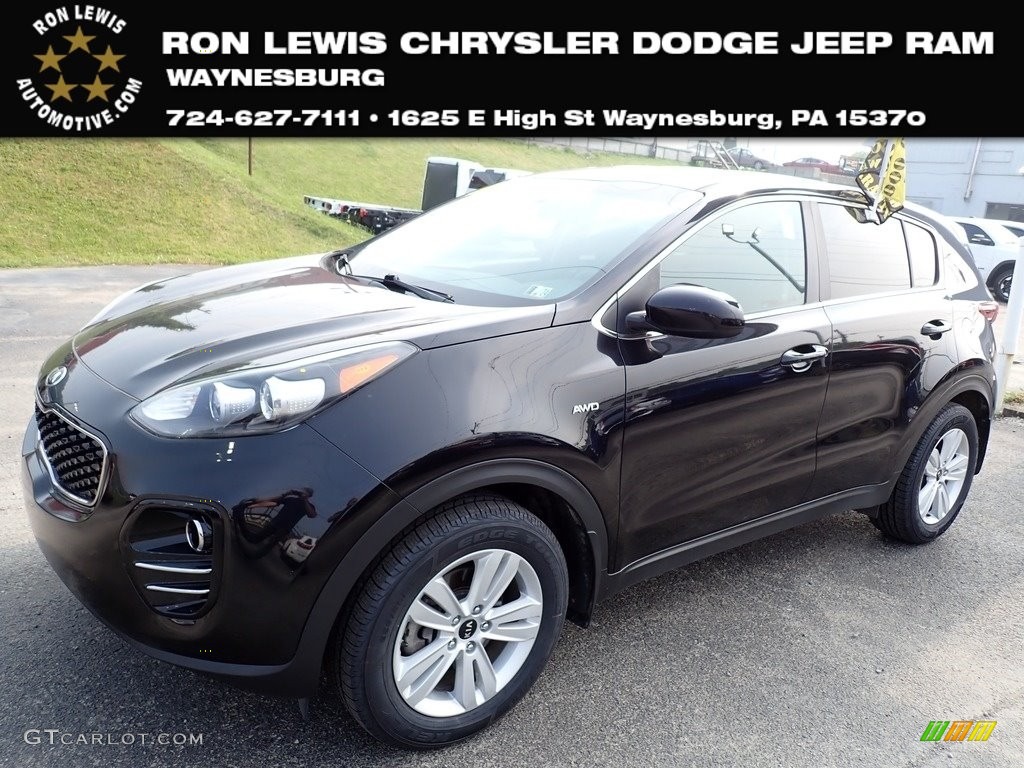 Black Cherry Kia Sportage