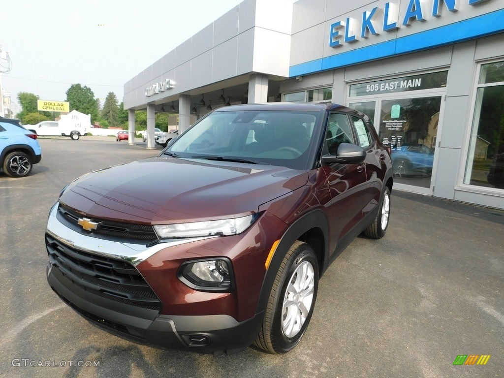 2023 TrailBlazer LS AWD - Mahogany Red Metallic / Jet Black photo #3