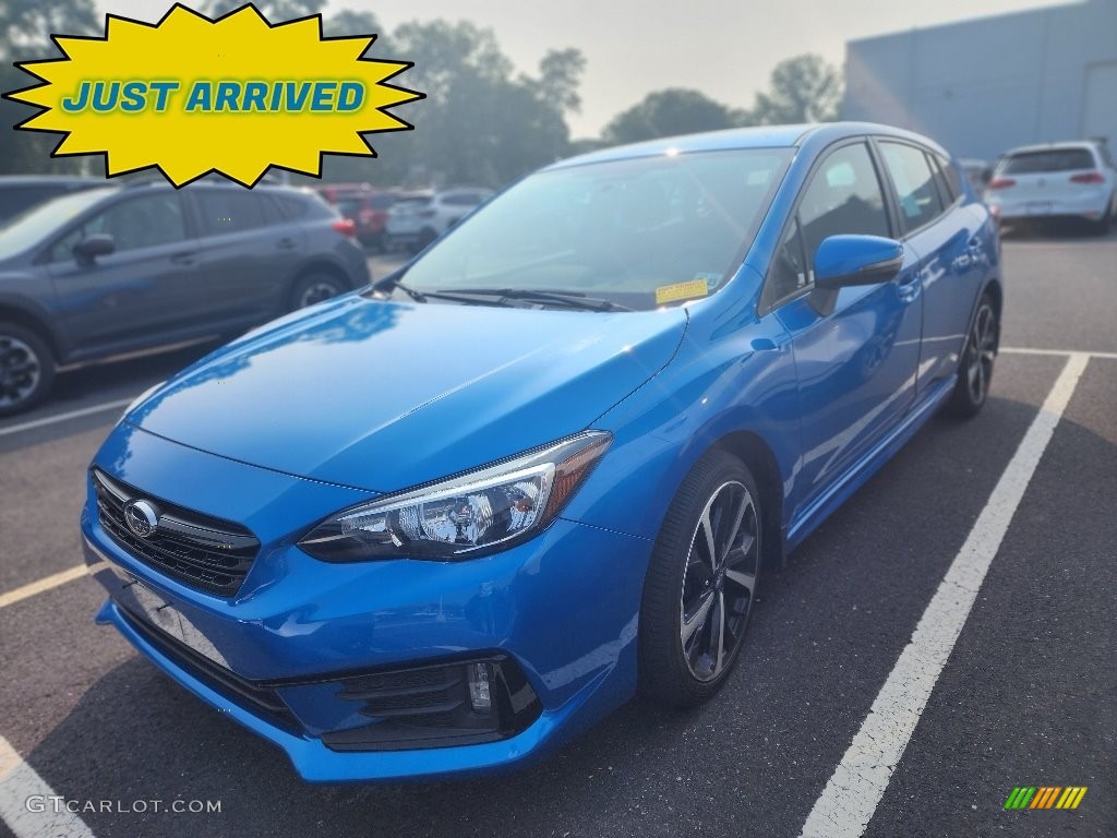 2020 Impreza Sport 5-Door - Ocean Blue Pearl / Black photo #1