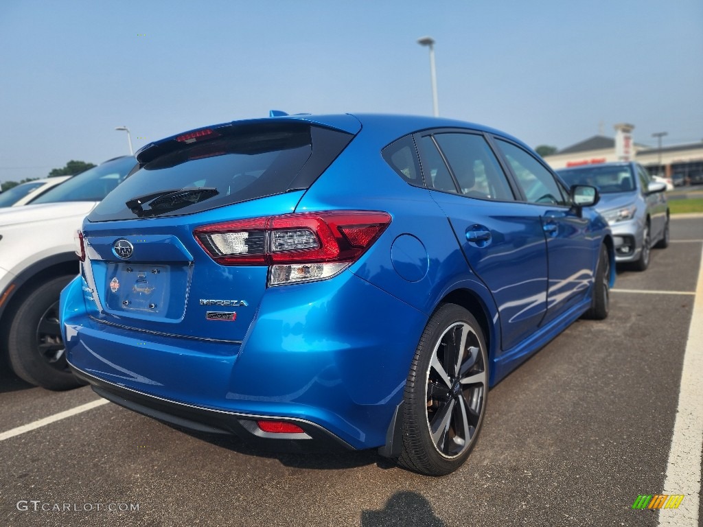 2020 Impreza Sport 5-Door - Ocean Blue Pearl / Black photo #3