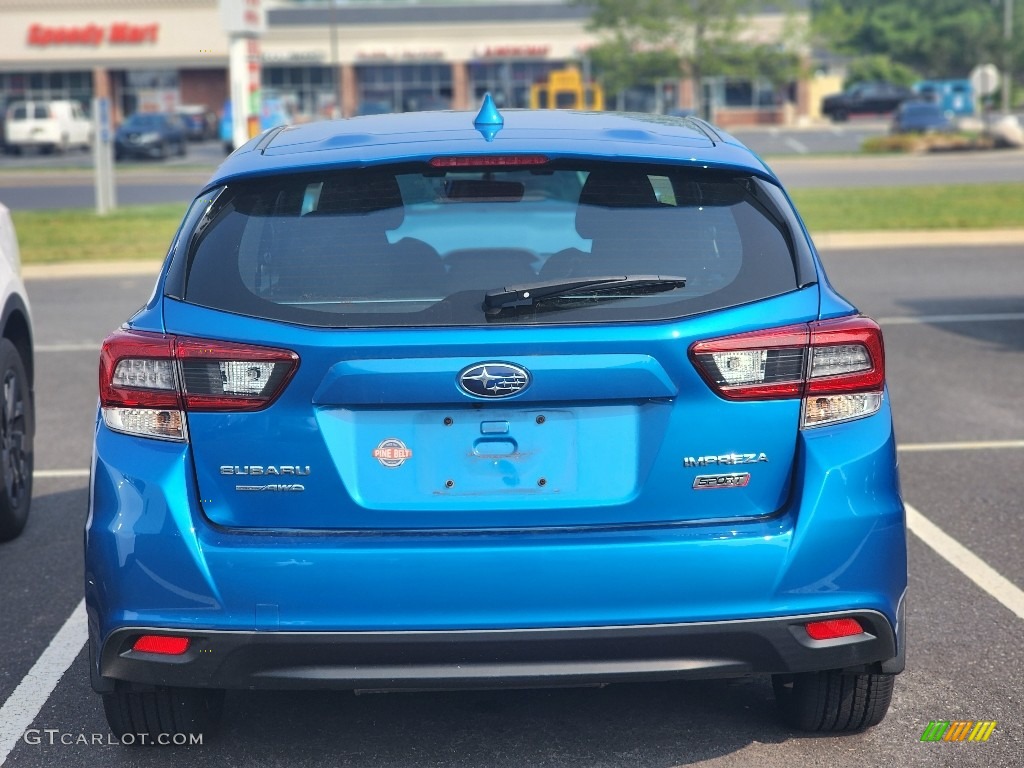 2020 Impreza Sport 5-Door - Ocean Blue Pearl / Black photo #4