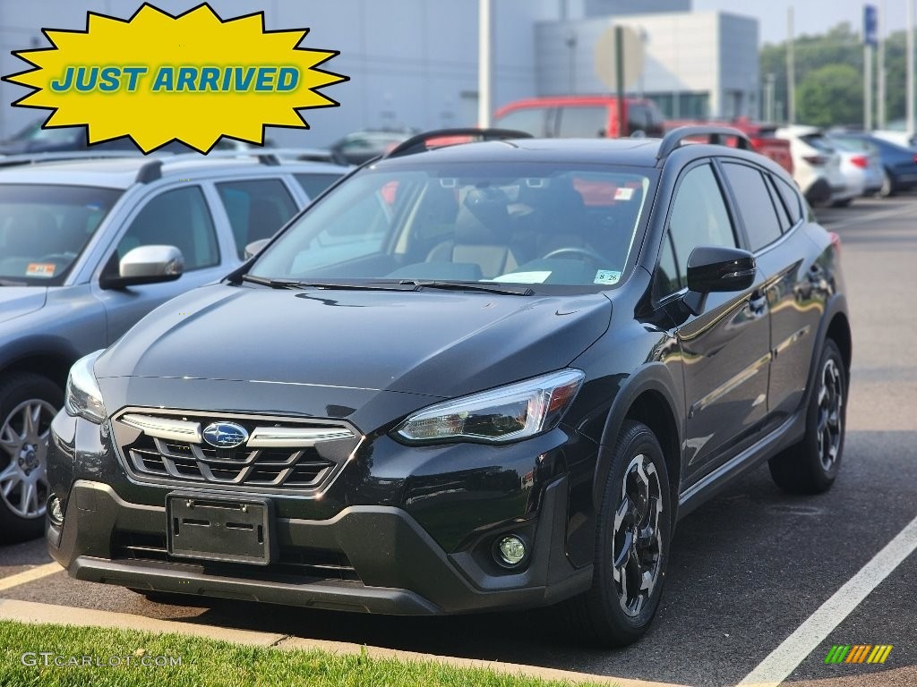 2021 Crosstrek Limited - Crystal Black Silica / Black photo #1