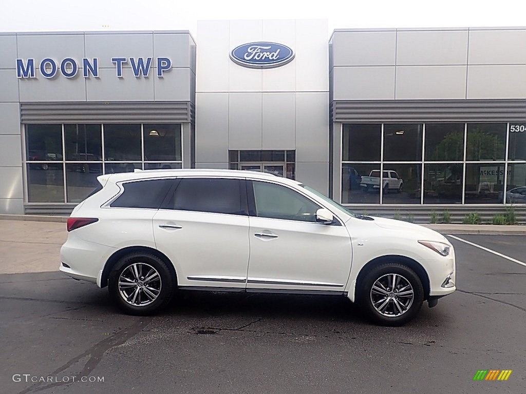 2020 QX60 Luxe AWD - Majestic White / Graphite photo #1