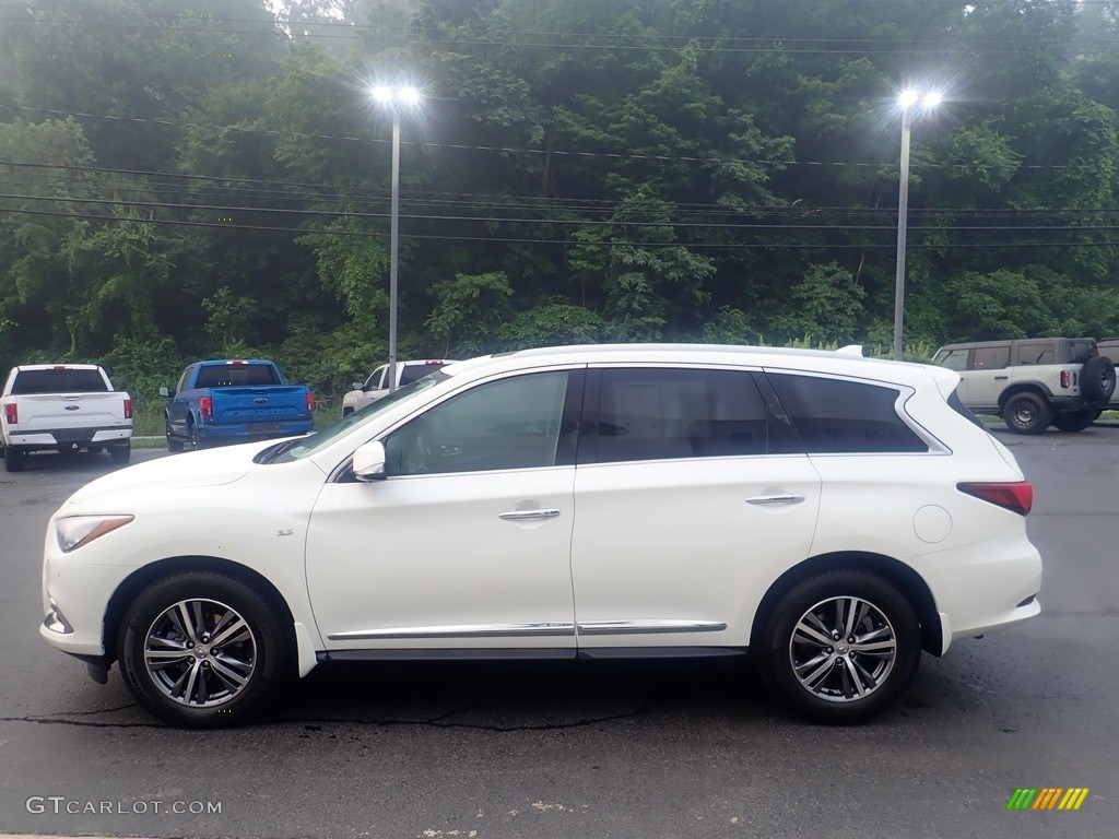 Majestic White 2020 Infiniti QX60 Luxe AWD Exterior Photo #146270255
