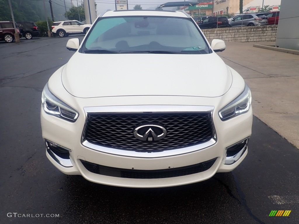 2020 QX60 Luxe AWD - Majestic White / Graphite photo #8