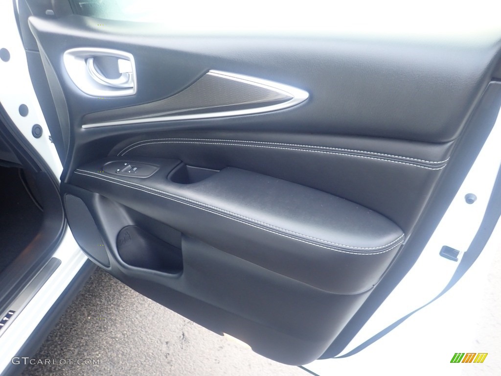 2020 Infiniti QX60 Luxe AWD Graphite Door Panel Photo #146270462