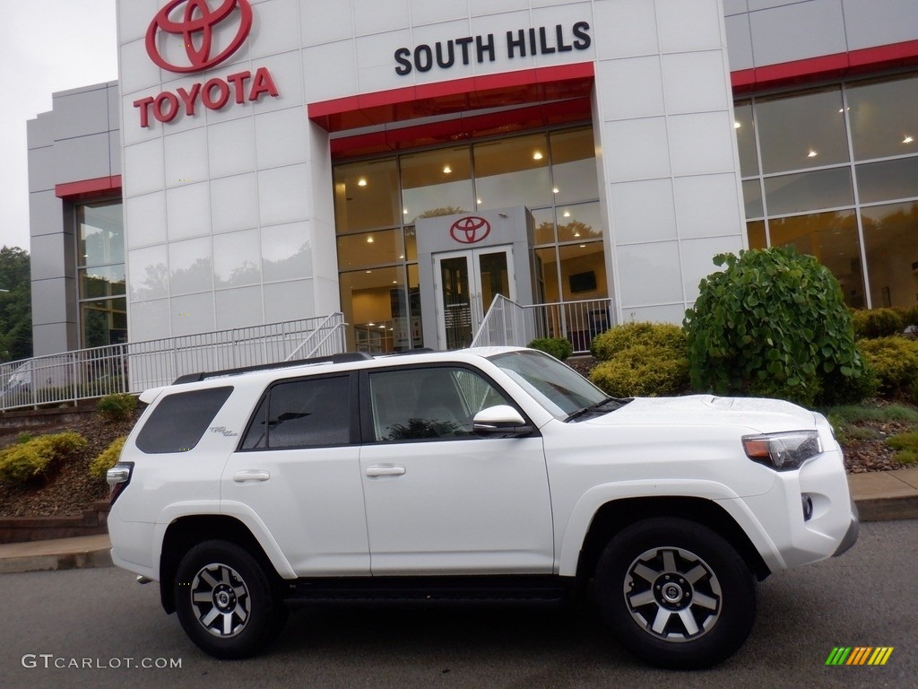 2020 4Runner TRD Off-Road Premium 4x4 - Super White / Black photo #2