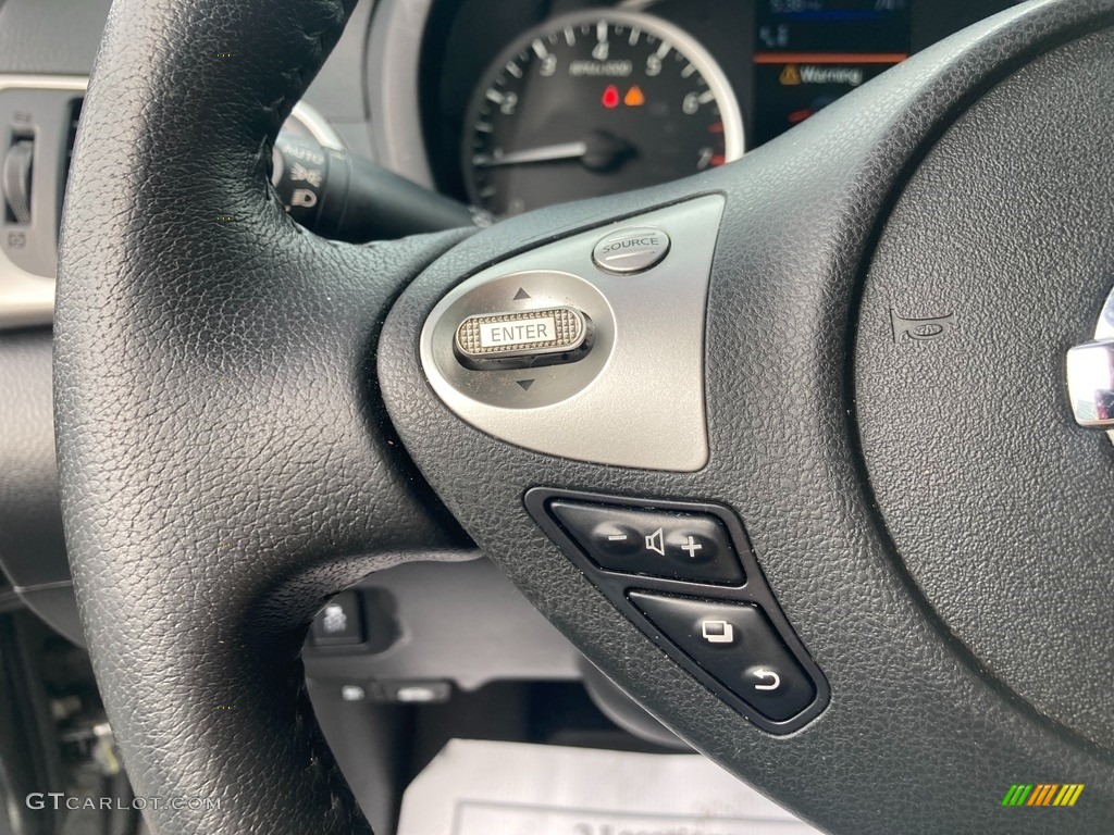 2019 Nissan Sentra S Charcoal Steering Wheel Photo #146270897