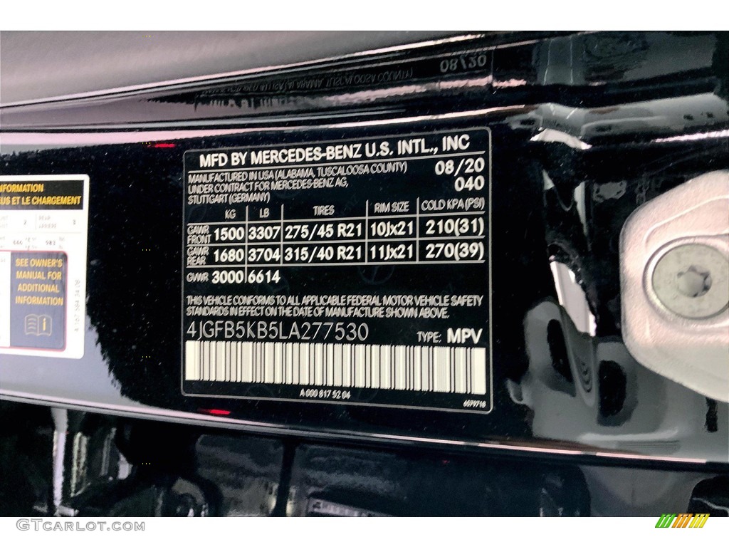 2020 GLE 450 4Matic - Black / Black photo #33