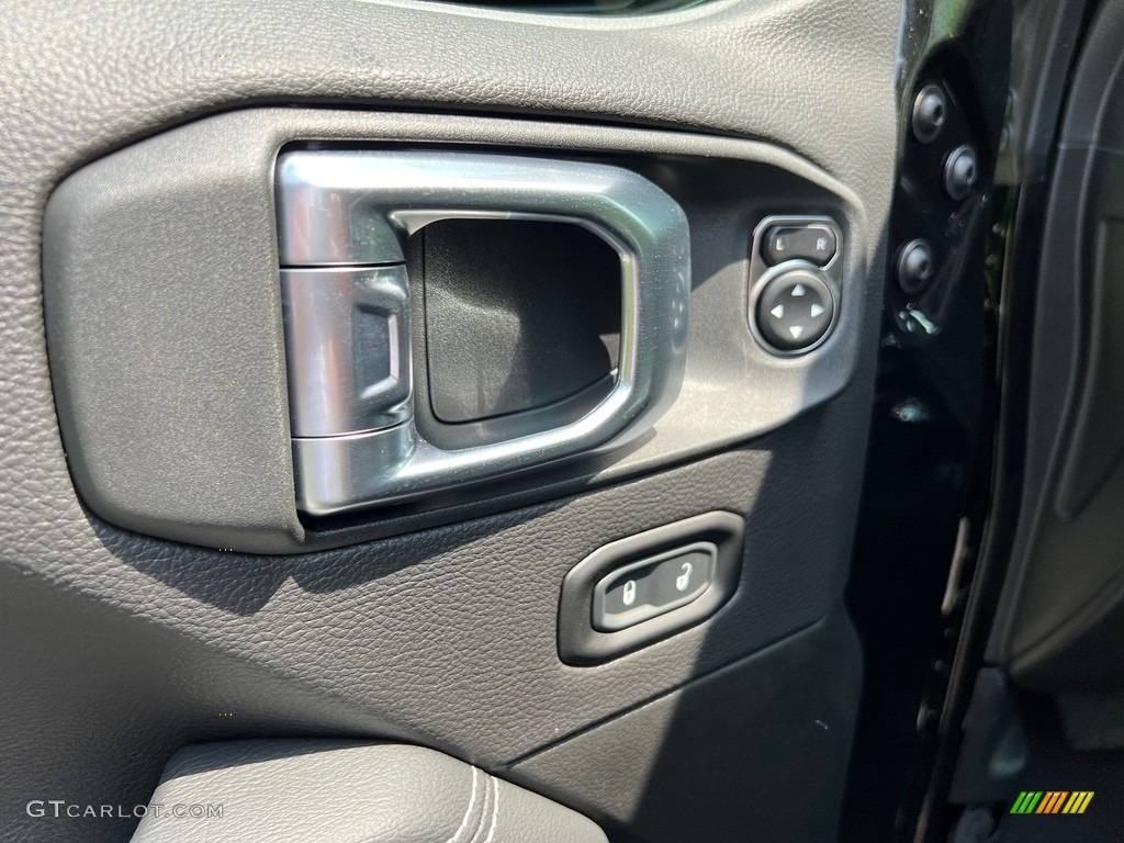 2023 Jeep Wrangler Unlimited Sahara 4XE Hybrid Black Door Panel Photo #146271674
