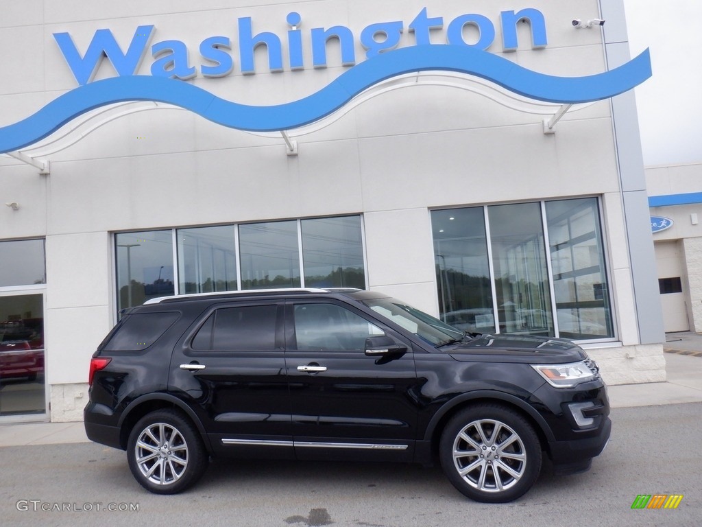 2017 Explorer Limited 4WD - Shadow Black / Ebony Black photo #2