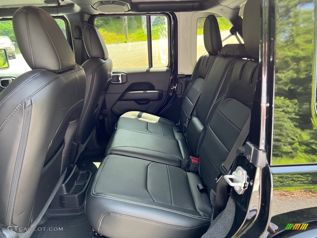 Black Interior 2023 Jeep Wrangler Unlimited Sahara 4XE Hybrid Photo #146271716