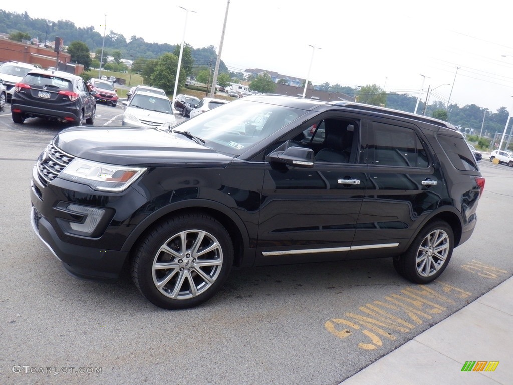 2017 Explorer Limited 4WD - Shadow Black / Ebony Black photo #6