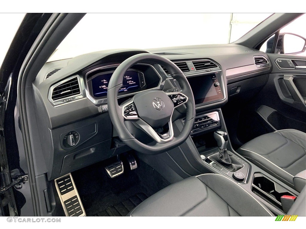 2022 Tiguan SEL R-Line 4Motion - Deep Black Pearl / Titan Black photo #14