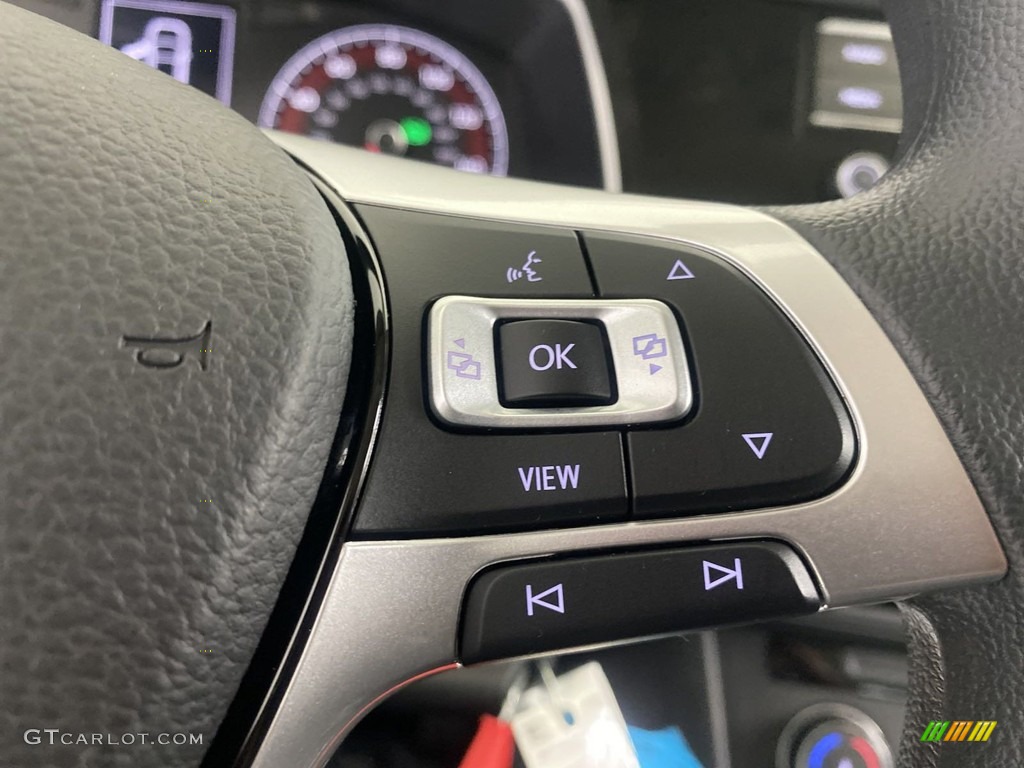 2019 Volkswagen Jetta S Titan Black Steering Wheel Photo #146272082