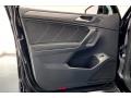 Titan Black 2022 Volkswagen Tiguan SEL R-Line 4Motion Door Panel